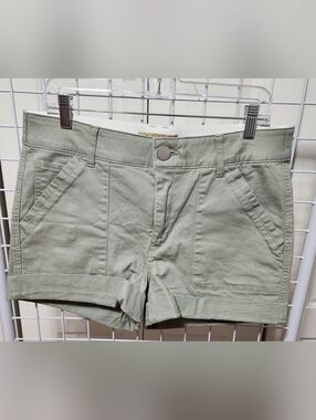 Democracy Sage Green Waistband Shorts